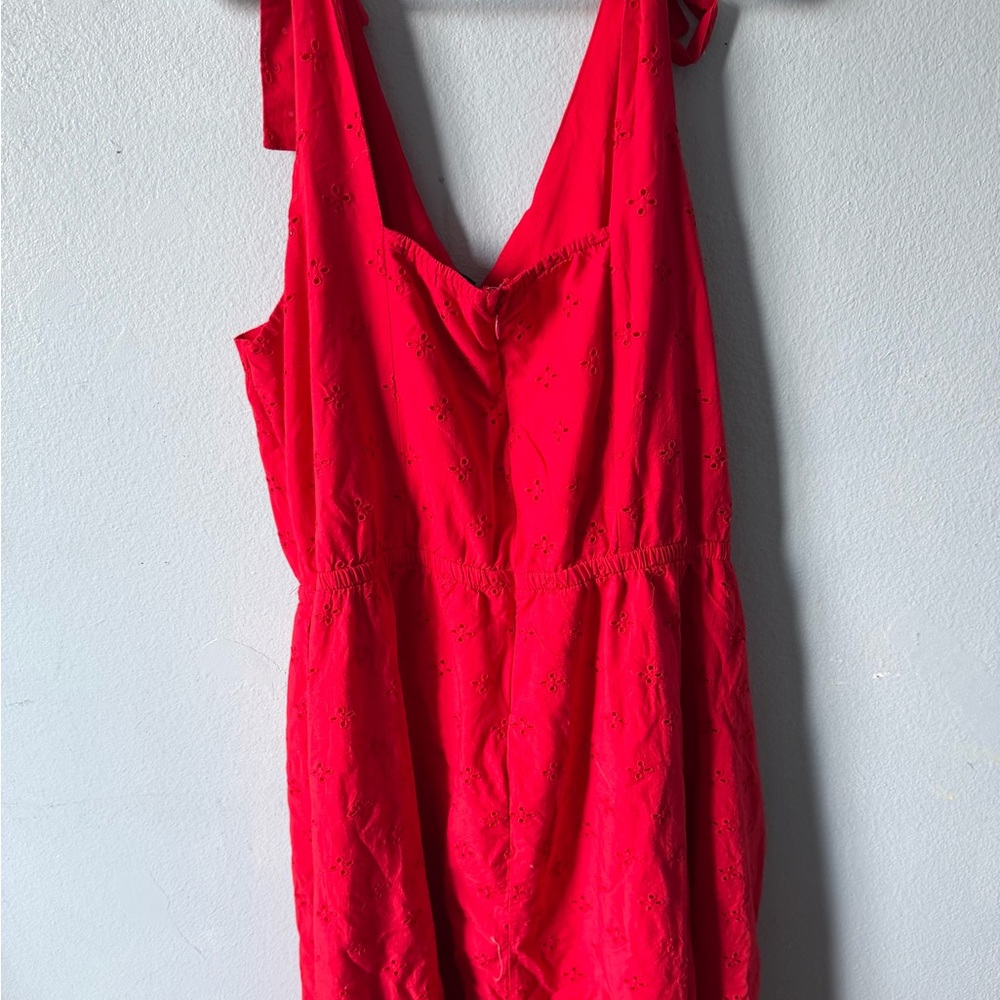 Lane Bryant Vibrant Red Midi Dress - Picture 3 of 4